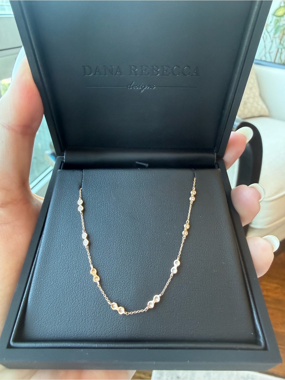 Dana Rebecca Designs 14K Diamond Station Bracelet - Picture 4 of 5
